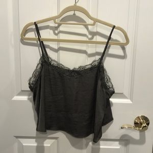 Olive color crop top